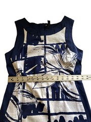 Desigual Womens Sleeveless Floral Print Dress With Rear Zipper Closure Size 38