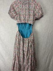 J.CREW Size 8 Open Back Cotton dress Liberty® Giorgia Duke BG128 $248