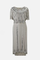 JOANNA HOPE BEADED SEQUIN HI LOW WEDDING OCCASION PARTY DRESS SIZE 18