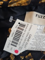 Fuzzi Women&rsquo;s Medium Black Animal-Print Tulle Dress $595 NWT Mob Wife