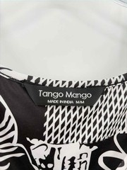 Pre-Owned Tango Mango Black Size Medium Knee Length Sleeveless Dress