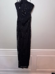 Violet Weekend Halter Neck Sequin Knit Dress Juniors Size NWT $129