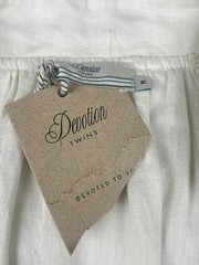 *NWT* DEVOTION TWINS L/S Oversized Billowy Linen &lsquo;Emmi Dress&rsquo; – M, Ecru