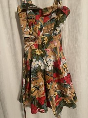Grace Karin Women&rsquo;s S Fit & Flare Sundress Sweetheart Floral Multicolor Knee