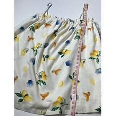 Lumiere Lemon Sea Shell Print Mini Dress Small Linen Blend Coastal Summer