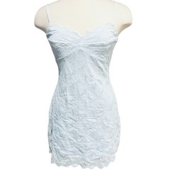 Mare Mare Sleeveless Lace Mini Dress Blue Size Medium NWT