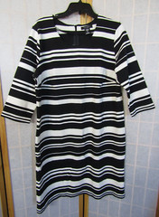 NWT Love Ryan Stripe Shift Cotton/Polyester Dress Size Large