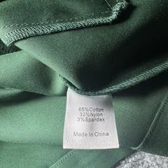 TUCKERNUCK Dark Green Blake Dress Size XXS Long Sleeve Button Knee-Length