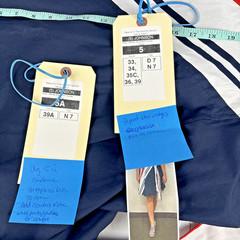 Venus Navy White Red Striped Wrap Dress Sz 10 Tie Waist Pockets Shirt Dress