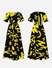 Women’s Elegant Crew Neck Ruffle Sleeve Sheath. BRAND NEW! Size Large.