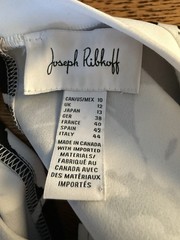 Joseph Ribkoff Floral Colorblock Shift Dress Womens 10 Black White Canada