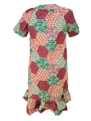 Anthony Richards VTG Boho Patchwork Red Green Mumu Patio Dress Women&rsquo;s Size 5X