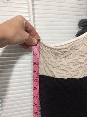 NWT Lipstick Women&rsquo;s Black & Ivory One Shoulder Ruche Dress Slight Stretch Sz S