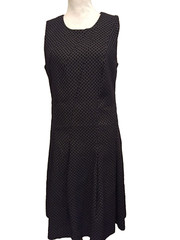 Banana Republic Black Dress, SZ 10 Sleeveless, Zip, Stretch, Machine Wash Cold