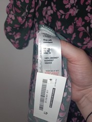 Nobody&rsquo;s Child Pink Floral V Neck Ruched Half Sleeve Maxi Summer Dress 14