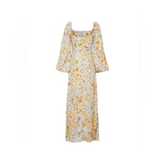 Agua Bendita Vida Capullo Floral Maxi Dress L NWT $1100