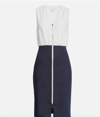 NWT Ted Baker ANNISE Bodycon pencil dress with exposed zip size 2