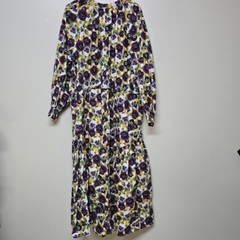 The Lulo Project The Garden Stroll Tunic Floral Boho Art To Wear Maxi Dress XL