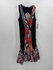 Pre-Owned Tango Mango Black Size Small Knee Length Sleeveless Dress