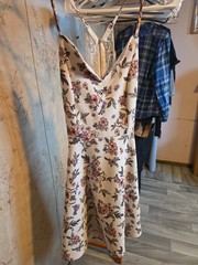 NOBO No Boundaries Women&rsquo;s Sleeveless Dress Floral Pattern, Large Size 11-13