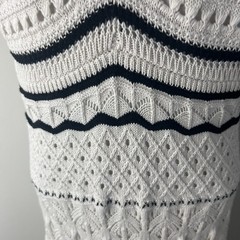 Olive + Oak Maxi Dress Womens M Sleeveless Crochet Knit Lined Lightweight Boho