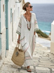 Casual V-Neck Womens Dress Free Shipping