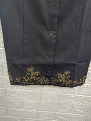 New Disturbia Ismay Vine Embroidered Hem Button Up Mini Dress Women&rsquo;s Size 6