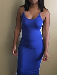 US Seller!!!! New Cami Dress with White Side Stripe