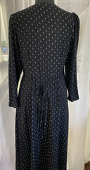 Able Boho Peasant Prairie V-neck Side Pockets Women&rsquo;s Midi Dress Sz S