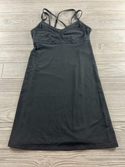 Prana Black CrissCross Strap Dress Size Small Shelf Bra