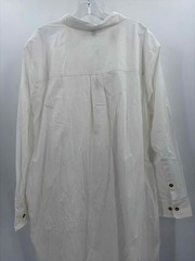 Universal Standard White Size Large Button Down Maxi Long Sleeve Dress