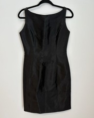 Petrovitch & Robinson Paris Designer Black Classic Cocktail Dress – Size Small
