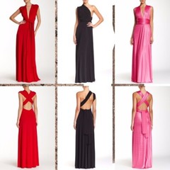 Issue New York Convertible Sash Gown (Size M)