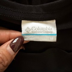 Columbia Easy Does It! Black Drawstring Waist Utility Pocket Sun Dress Sz M
