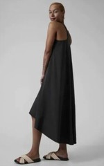 NWT Gorgeous ATHLETA Presidio Black Dress Pockets Sz. Petite Extra Small NEW PXS