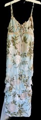 Brand New With Tags! Wild Fable Tiered Maxi Dress Green, Tan, Cream Size Medium