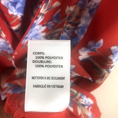 Lush Dress Womens X Large Red Floral Deep Back V Strappy Side Slit Maxi Long