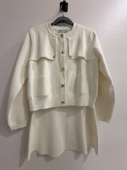 NWT Zara 2 Piece Size M & L Shift Dress Stretch & Cardigan Jacket