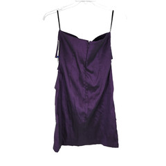 Dress by SNAP. Strapless Eggplant Scalloped Party Dress Large