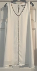 Darling Vintage Silver Embellished Size M Sleeveless Fairycore Whimsy