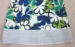 Peter Nygard Collection Flower Power Birdseye Sleeveless Stretch Cotton Dress 4