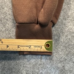 Zenana Oversized Sweatshirt Tunic Dress Small Brown Cotton Blend Pockets