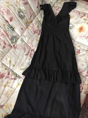 Black Sleeveless Long Dress