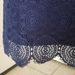 Laundry by Shelli Segal Lace Sheath Dress • Feminine Sapphire Navy Blue • SIZE 0