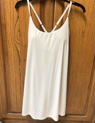 IUGA Tennis Dress Workout/Exercise Built-in Bras & Shorts w/Pockets White Sz M