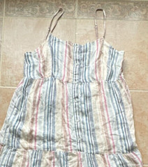 SPLENDID linen/rayon blend lined adjustable shoulder straps size L