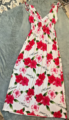 Aloha Fashion Women&rsquo;s Hawaiian Floral Dress Pink One Size
