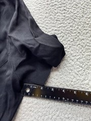 Vintage 80s 90s SL Fashion Dress 12P Petite Black Button Front Classic Nautical