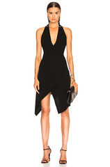 IRO Ekioti Crepe Mini Dress Size 40 8 M Black NWT