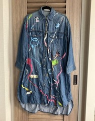 Tsumori Chisato Denim Dress Size 2 Length 45 inches